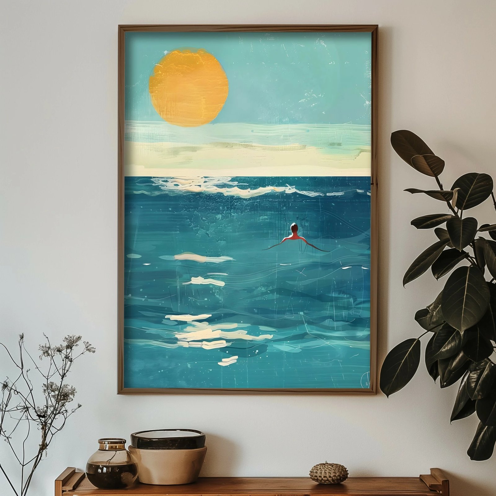 Pikturë dekorative me kornizë MDF, Wallity, GE110-L