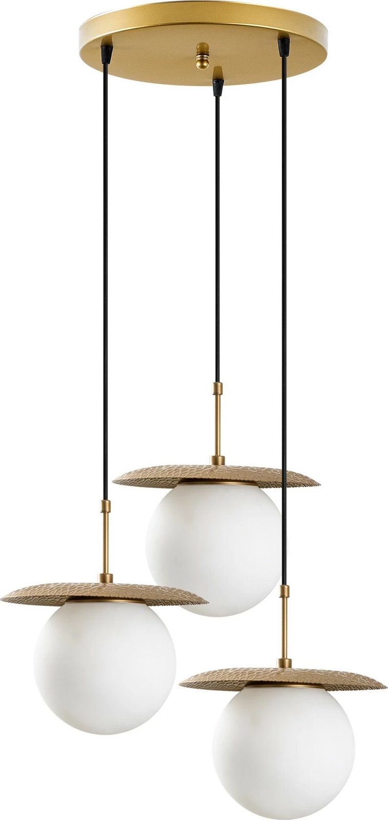 Llambë tavani Opviq, Anemon, ngjyrë ari, 55x55x110cm