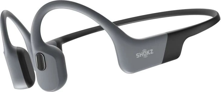 Kufje sportive Shokz OpenSwim Pro S711GY, me përçim kockor, pa mbulim të veshit, gri