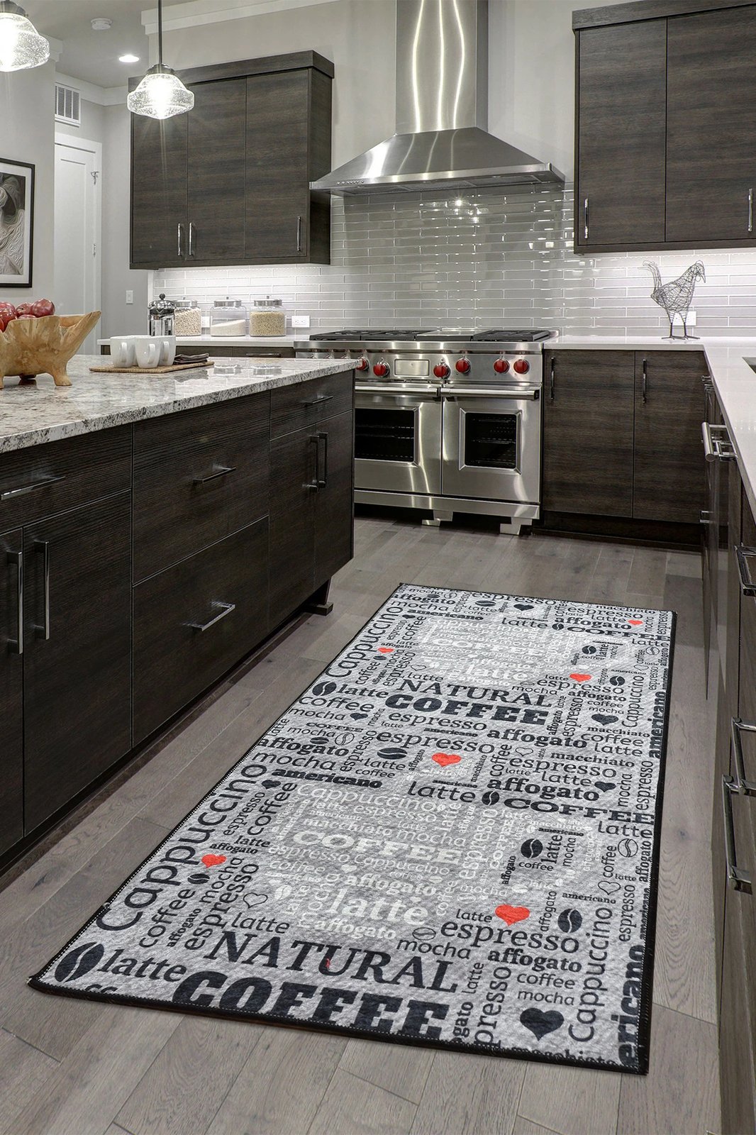 Qilim për korridor, Conceptum Hypnose, Fincan - gri, 60x140cm