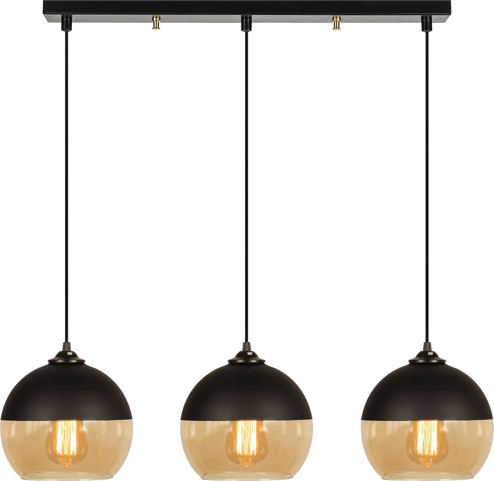 Llambë tavani industriale Opviq, Camini - MR - 872, e zezë dhe mjaltë Llambë tavani industriale Opviq, Camini - MR - 872, e zezë dhe mjaltë