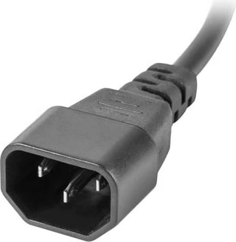 Kasë rryme Lanberg PDU-03E-0200-IEC-BK, 1U, 3x 230V, 2m, e zezë