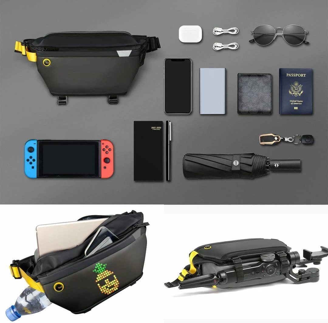 Çantë Me Ekran Led DIVOOM Pixoo slingbag