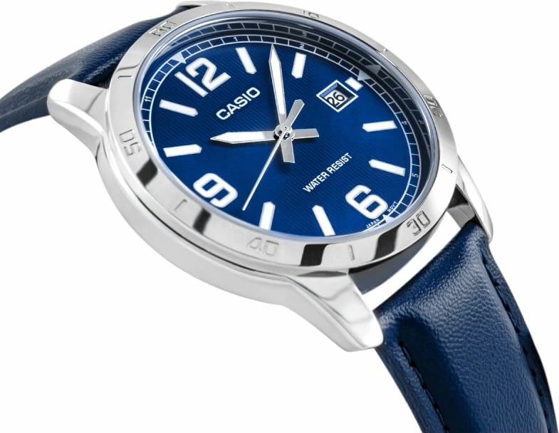 Orë dore për meshkuj CASIO, e kaltër