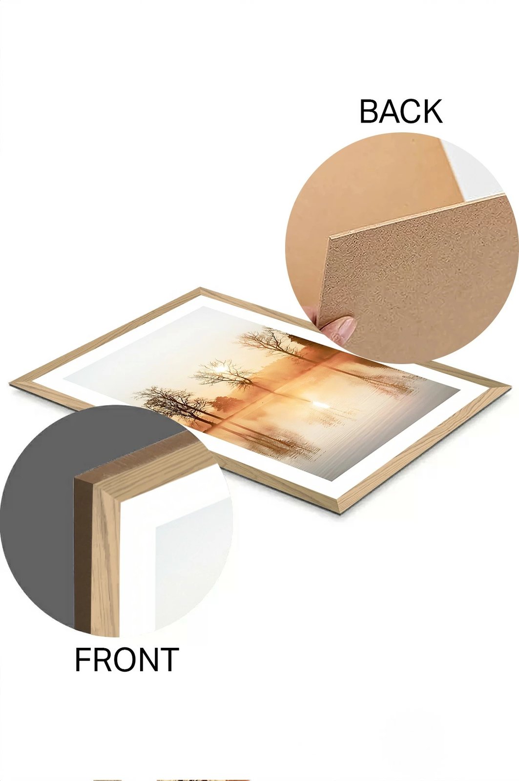 Pikturë dekorative, Wallity, Tekhammdf121, shumëngjyrëshe, 33x48cm