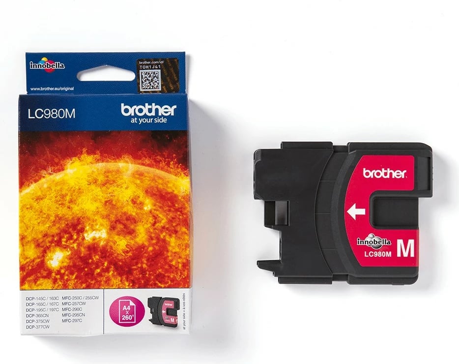 Toner Brother LC980M magenta, 260 faqe, origjinal
