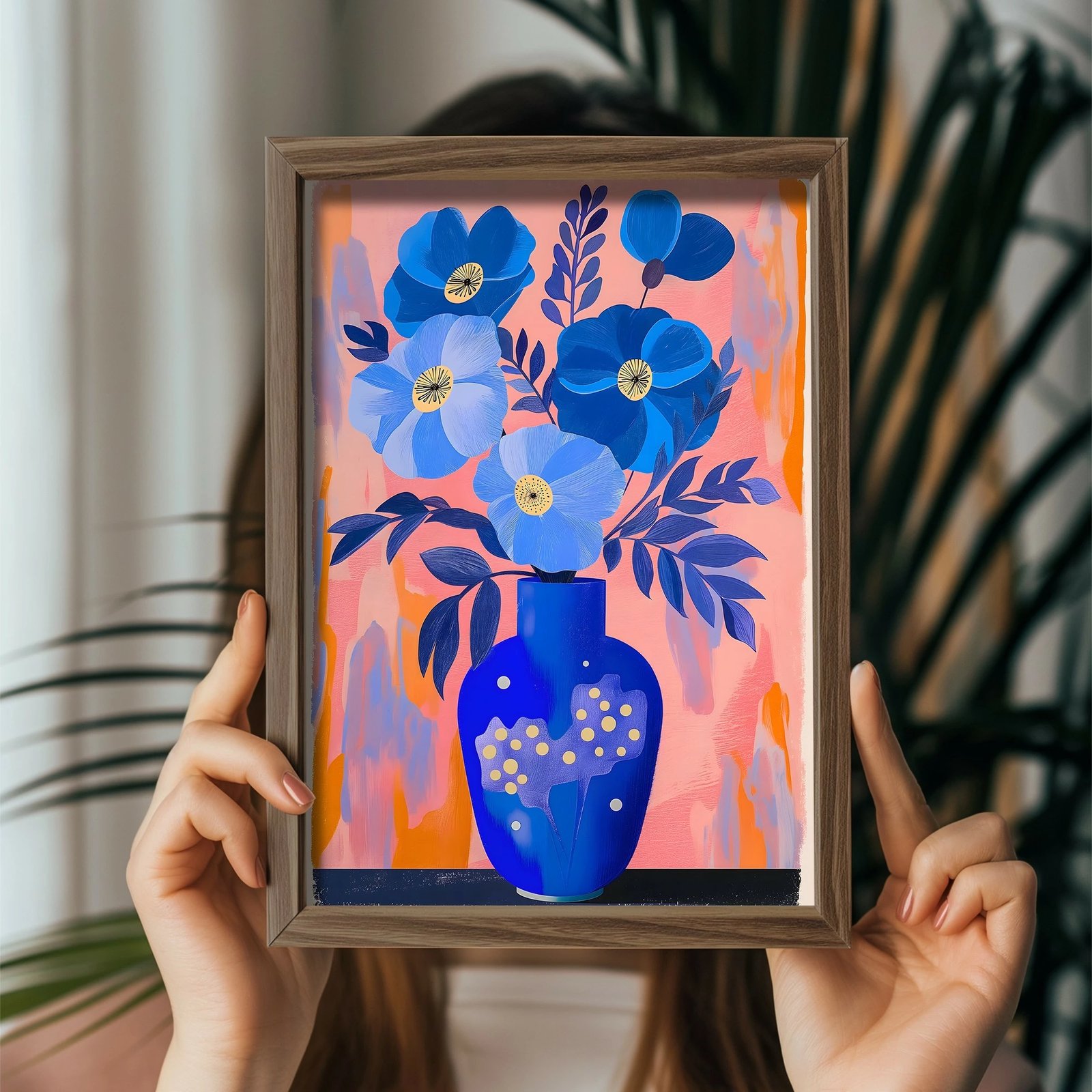 Pikturë dekorative me kornizë MDF, Wallity, GE215-L