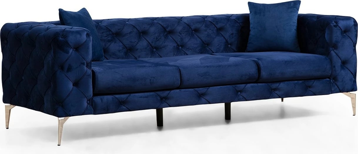 Divan treshe Atelier del Sofa, ngjyrë navy blue, Como