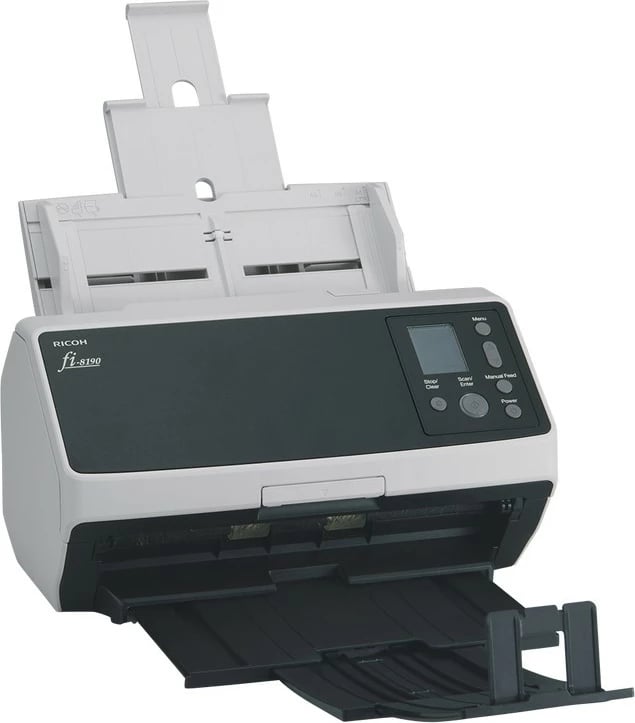 Skaner dokumentesh Fujitsu Ricoh fi-8190, 600x600 DPI, 90ppm, ADF, i zi/gri Skaner dokumentesh Fujitsu Ricoh fi-8190, 600x600 DPI, 90ppm, ADF, i zi/gri