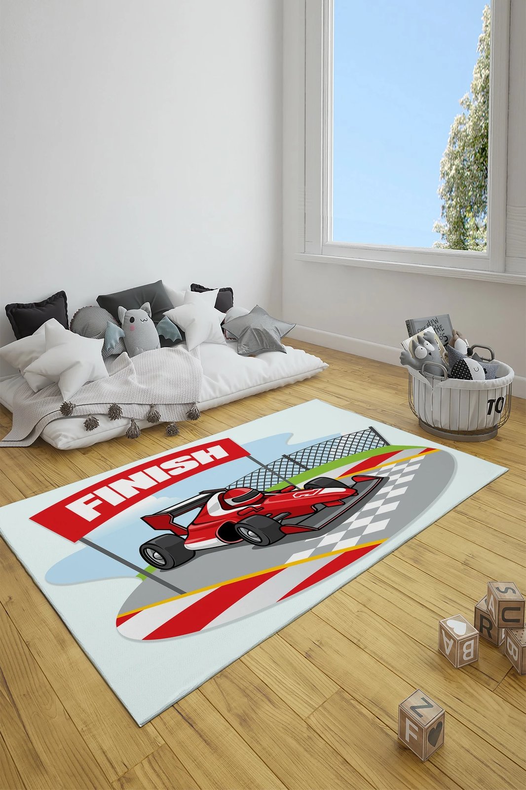 Qilim shumëngjyrësh për fëmijë, 80x200cm, Conceptum Hypnose, CT-3007