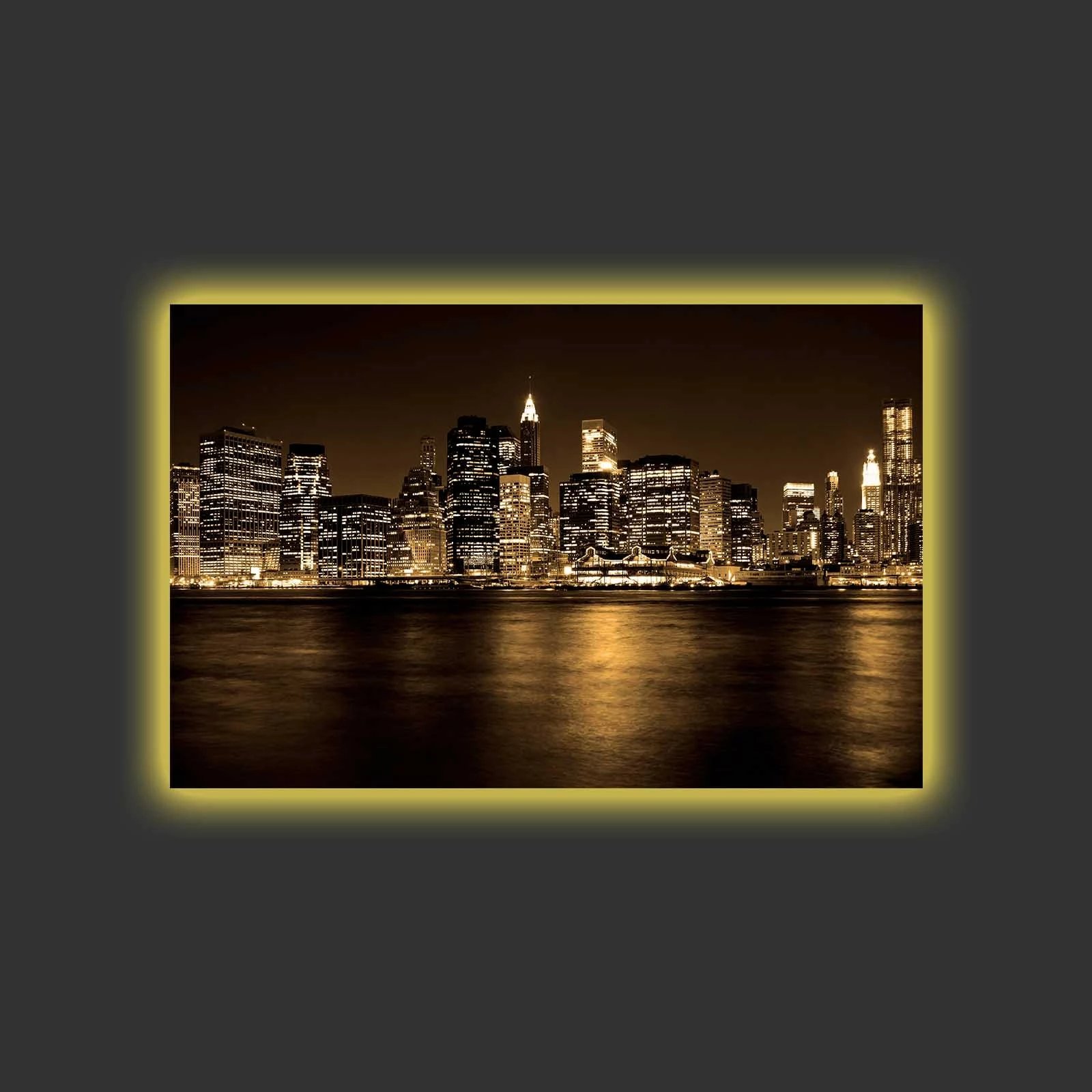 Pikturë dekorative me drita LED, Wallity, 4570HDACT-096, 45x70cm