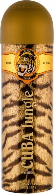 Deodorant për femra Cuba Jungle Tiger 200ml