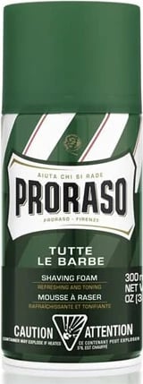 Shaving foam Proraso Green Tutte Le Barbe 300ml