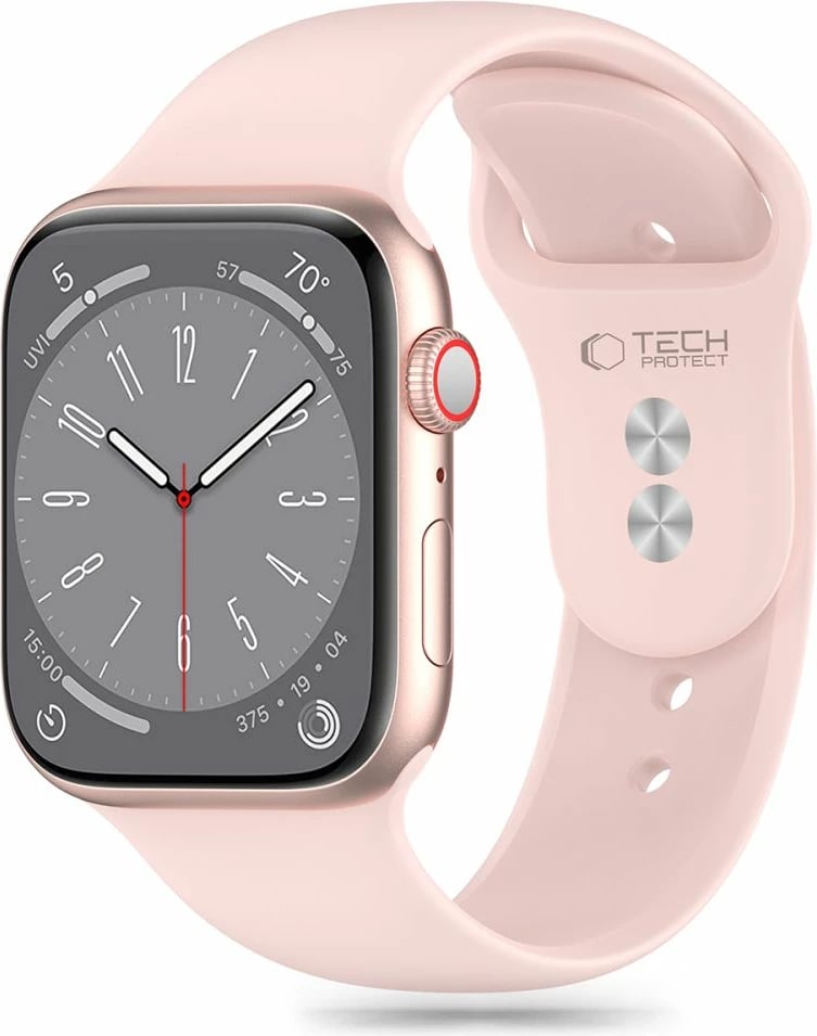 Rrip silikoni për Apple Watch Tech-Protect, 38/40/41 mm, Rozë