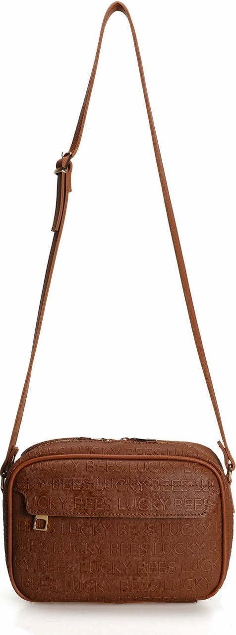 Çantë crossbody Lucky Bees, ngjyrë tan, 951