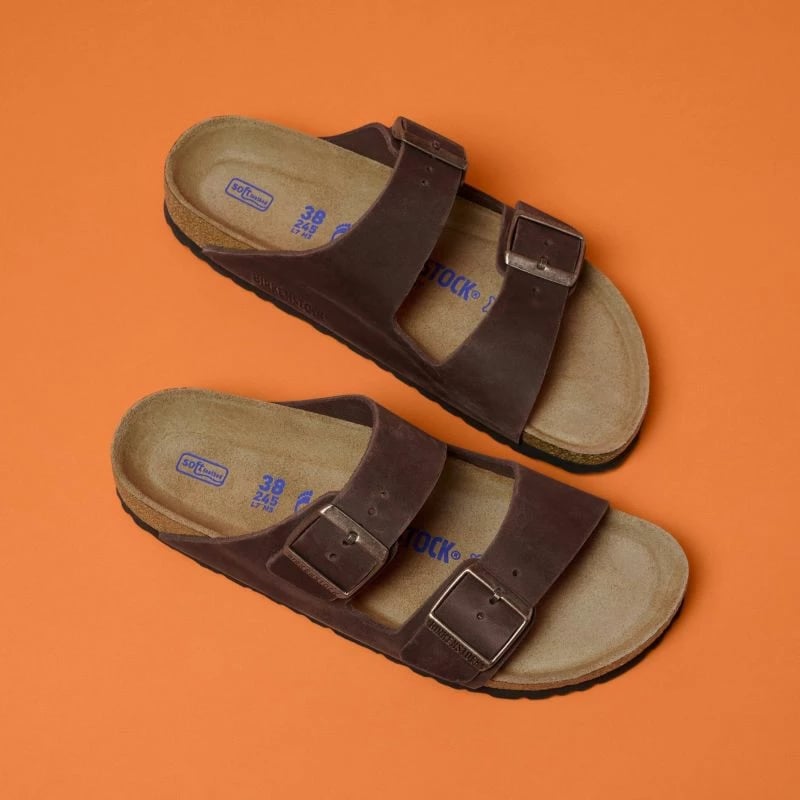 Papuqe femra Birkenstock, të kafta