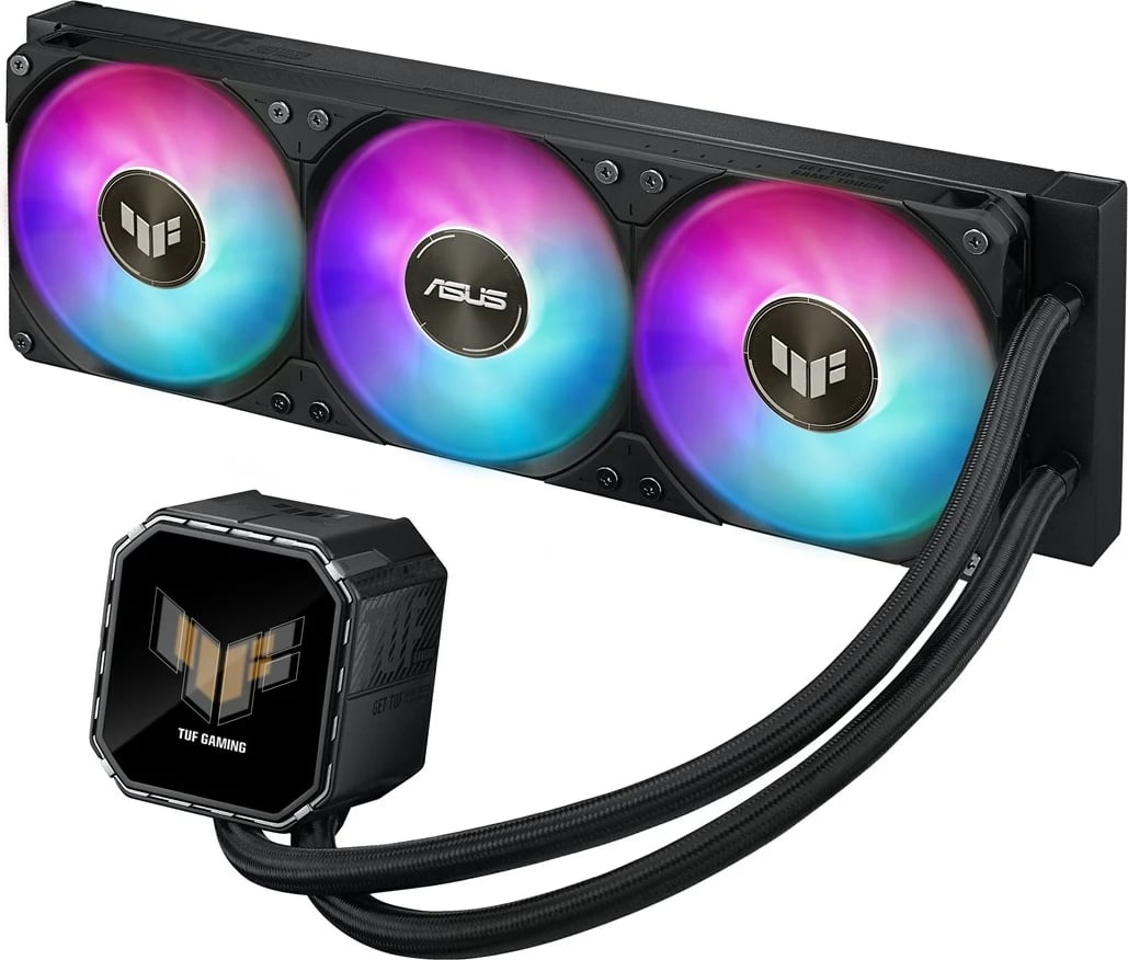Ftohës uji all-in-one ASUS TUF Gaming LC III 360 ARGB LCD, 3x12 cm, i zi Ftohës uji all-in-one ASUS TUF Gaming LC III 360 ARGB LCD, 3x12 cm, i zi