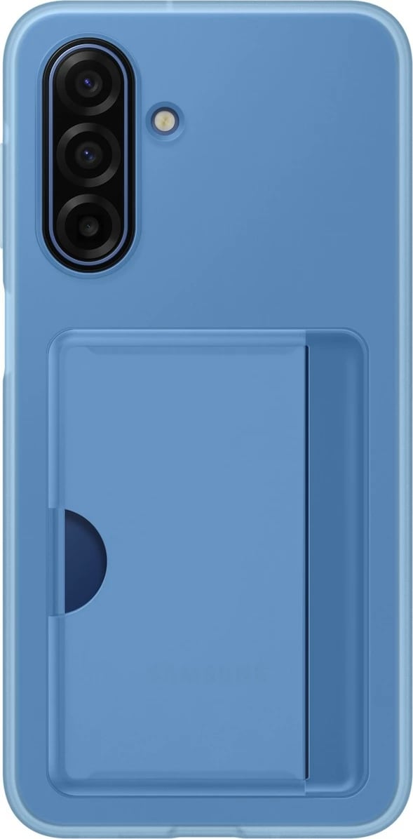 Mbështjellës Samsung Galaxy A17 Card Slot, transparent, blue