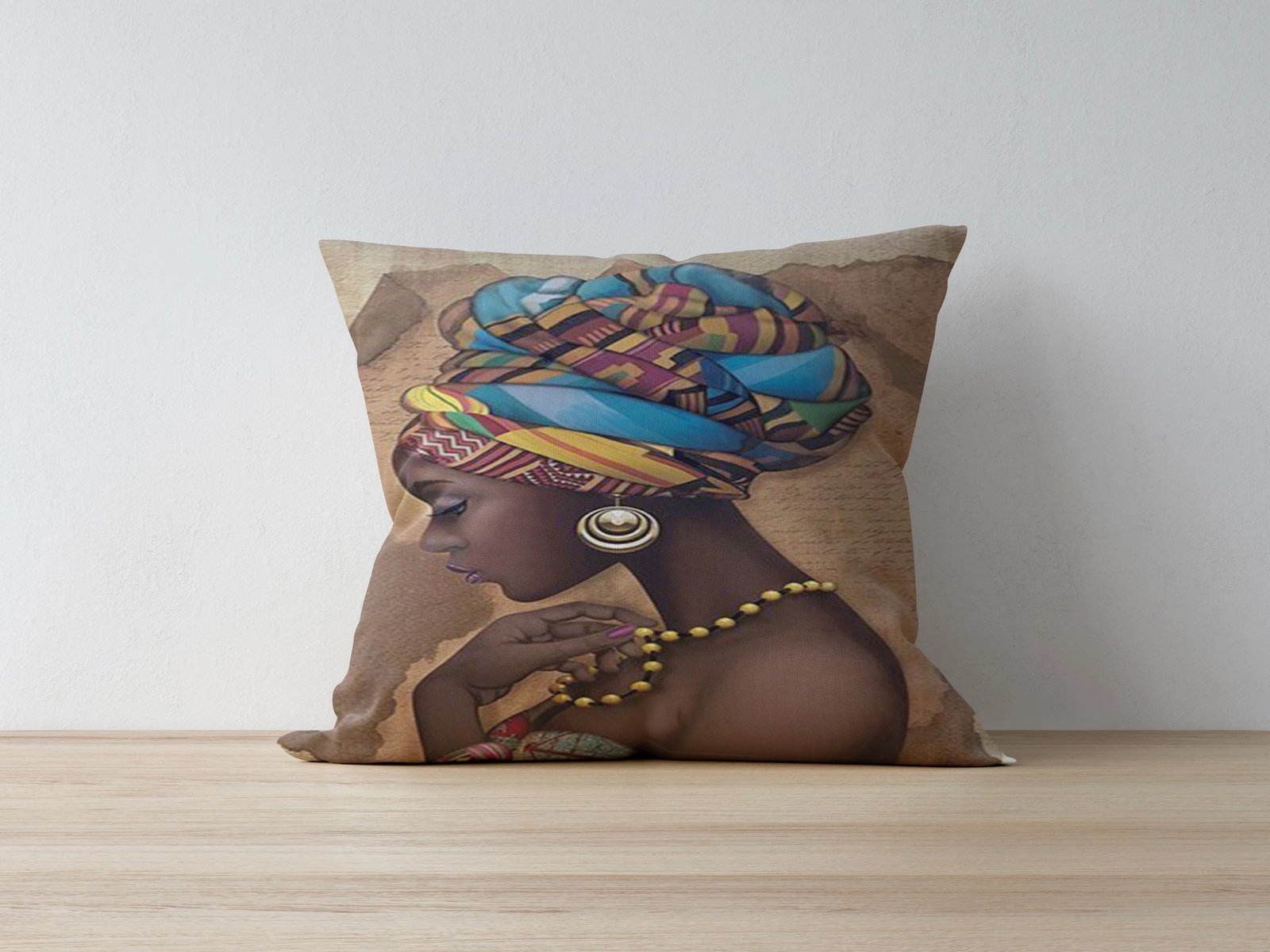 Jastëk mbulesë Aberto Design, a1039, shumëngjyrëshe, 43x43cm