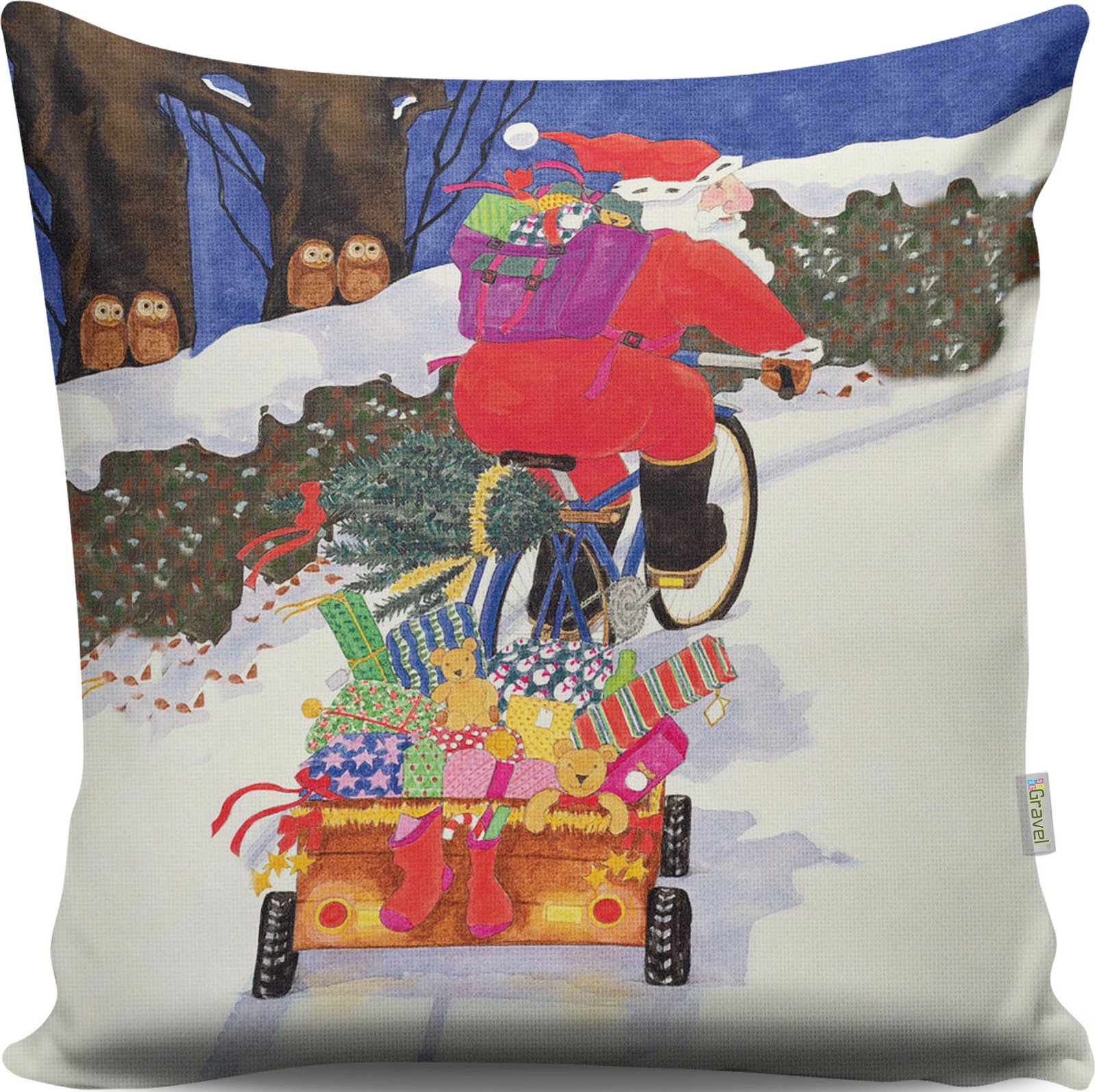 Jastëk dekorativ multingjyrësh Evila Originals, A13058, 43x43cm