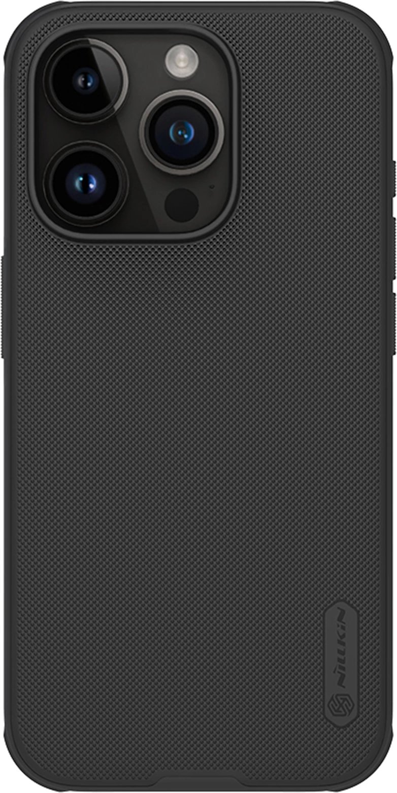 Mbështjellës Nillkin Super Frosted Shield Pro për iPhone 15 Pro, i zi
