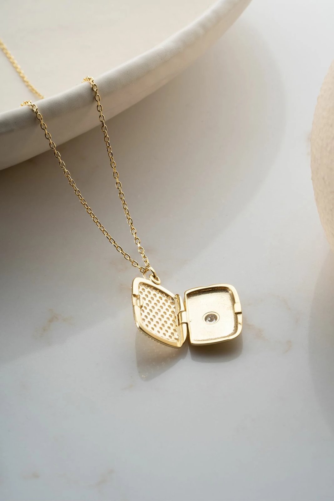 Qafore argjendi Jumeon, ngjyrë ari, SİLVANOJEWELRY313