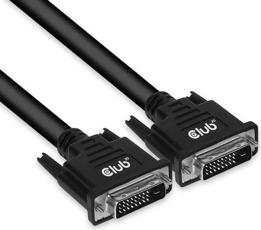 Kabllo DVI Dual Link Club3D 3m, 24+1, e zezë