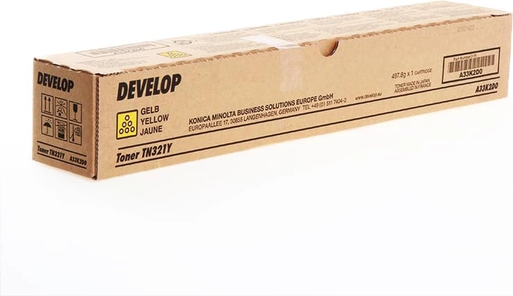 Toner Develop TN-321Y A33K2D0 25000 faqe standard, e verdhë