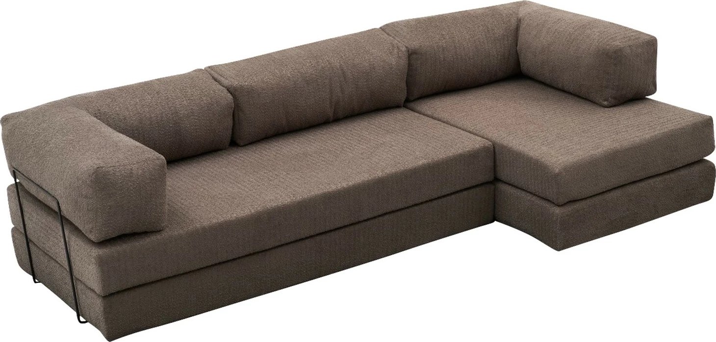 Këndare Comfort, stof 100% chenille, ngjyrë gri, Atelier del Sofa