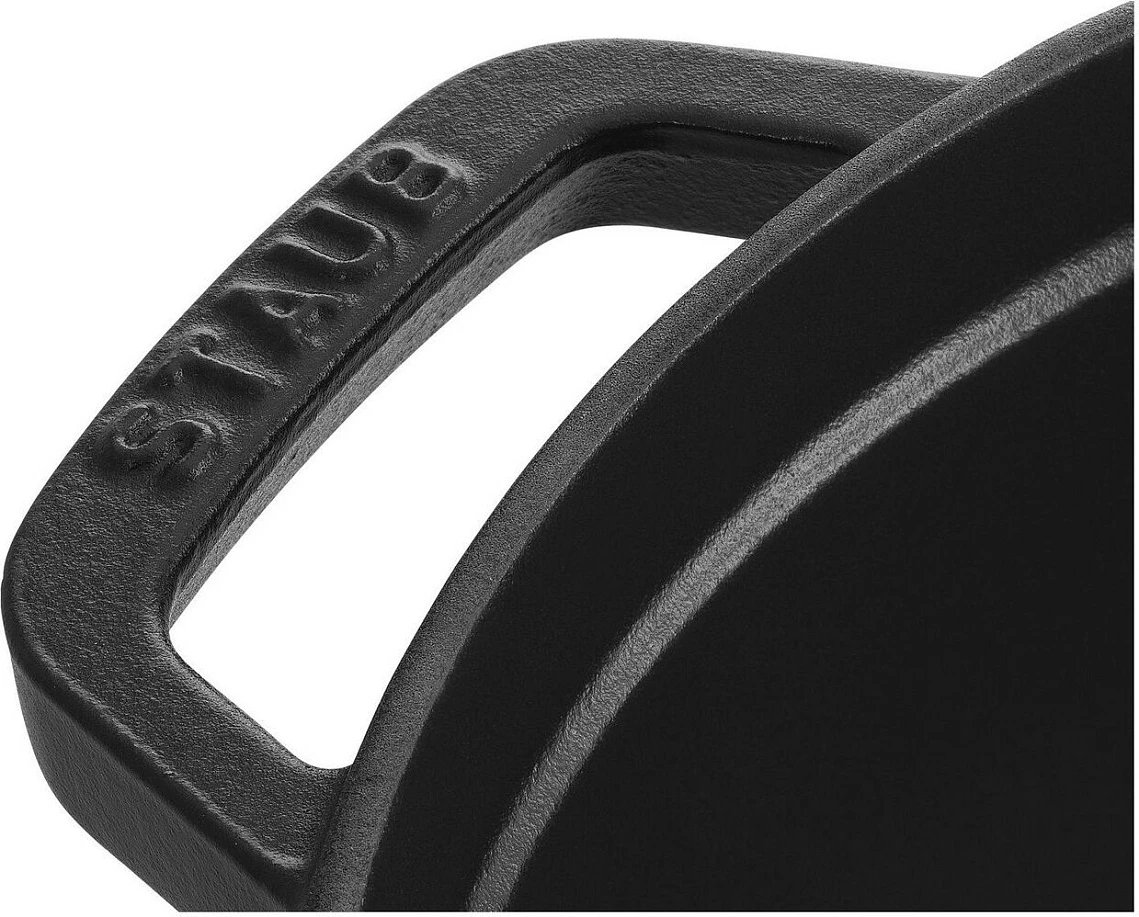 Enë pjekje Staub La Cocotte 3.8L, gize, e zezë