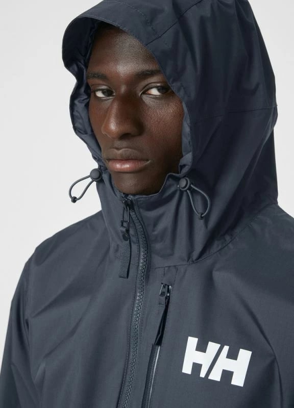 Jakne për meshkuj Helly Hansen, bardhë dhe grafit