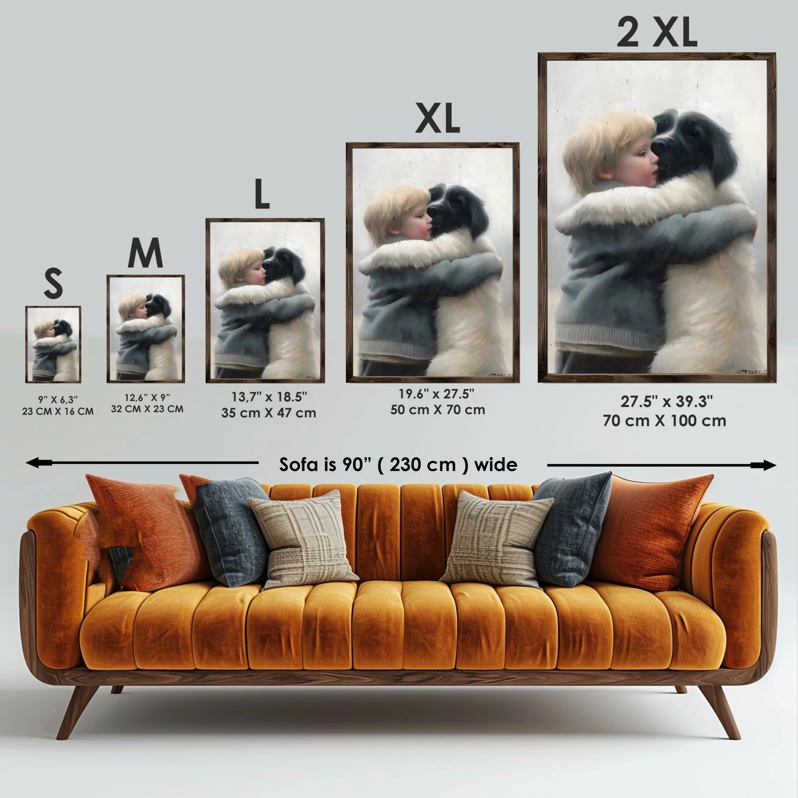 Pikturë dekorative me kornizë MDF, shumëngjyrëshe, Wallity, GE225-L, 35x47x3.5 cm