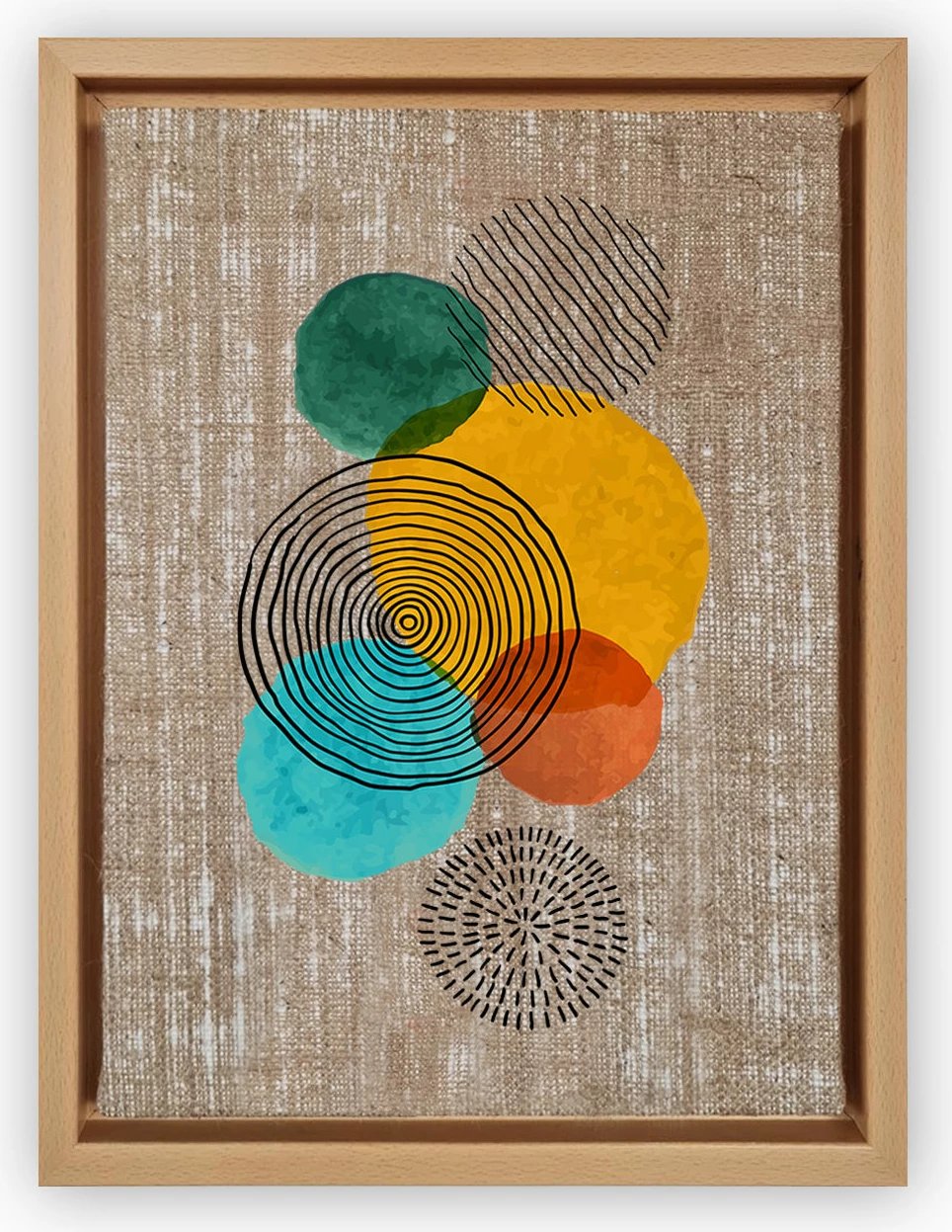 Pikturë dekorative në kanavacë, shumëngjyrëshe, Wallity, LNJ219362251112, 96x136cm