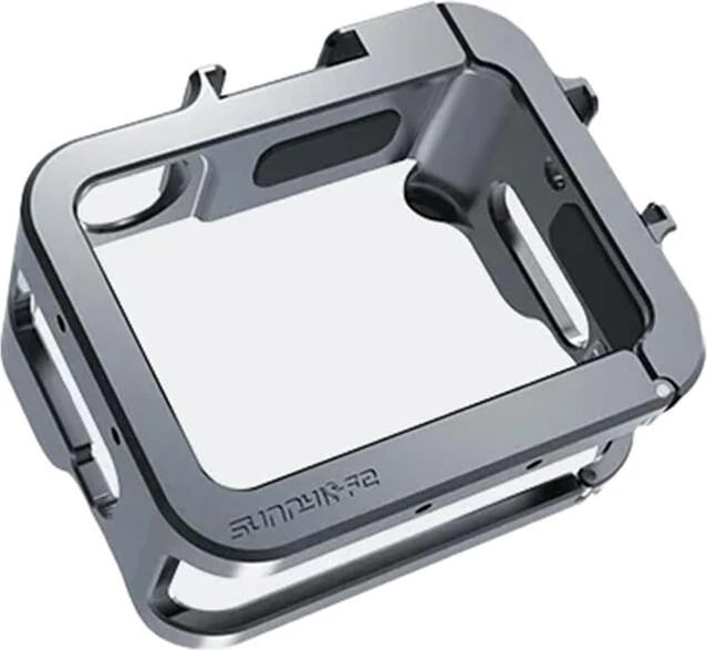 Kasë alumini me mbajtëse Sunnylife për Insta360 GO 3 / GO 3S, Gri Kasë alumini me mbajtëse Sunnylife për Insta360 GO 3 / GO 3S, Gri