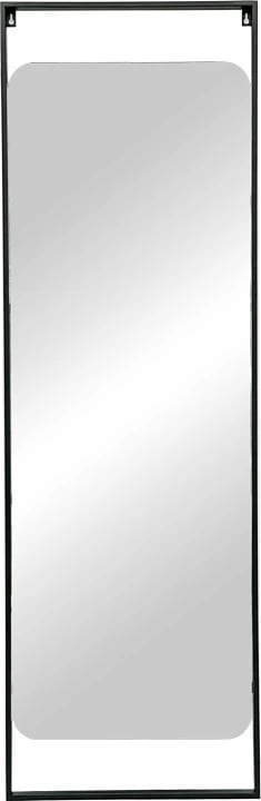 Pasqyrë Piza Inart, hekur e qelq, ngjyrë e zezë, 45x2x140cm