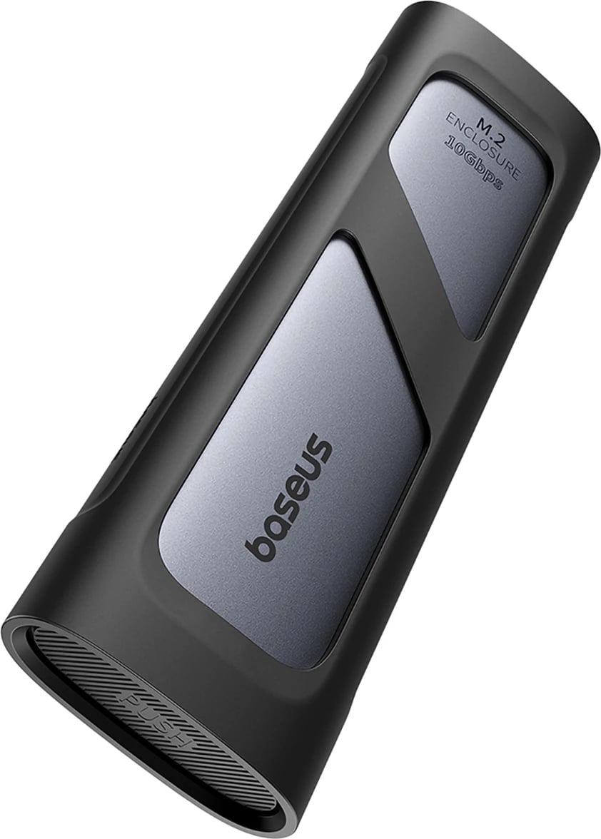 Kasë Baseus FlyJoy për SSD M.2 NVMe, 10Gb/s, Gri