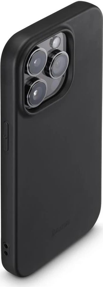 Mbështjellës Hama Fantastic Feel për Celularin iPhone 15 Pro me MagSafe, ngjyrë e zezë