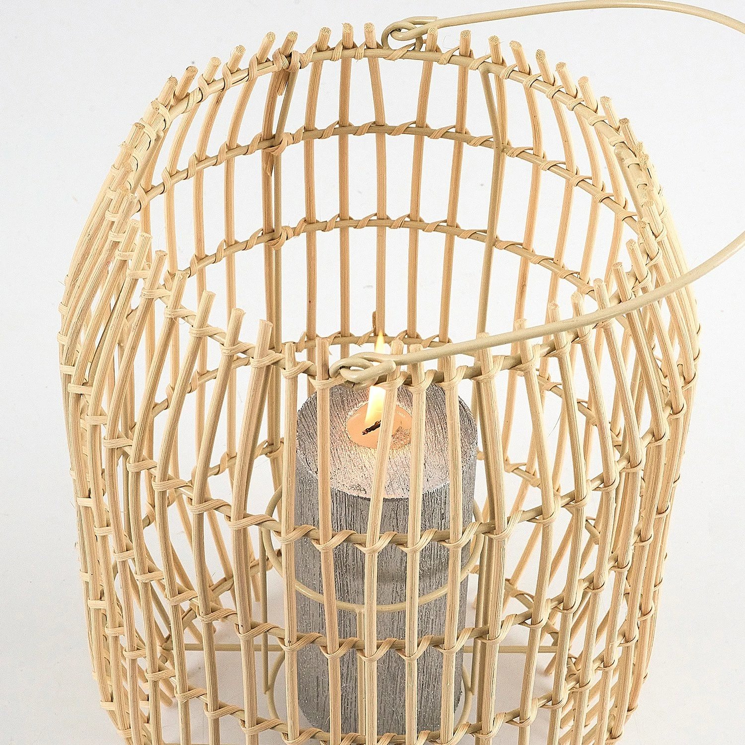 Qiri mbajtëse bambuje, ngjyrë lisi, Opviq 1023, 23x30cm