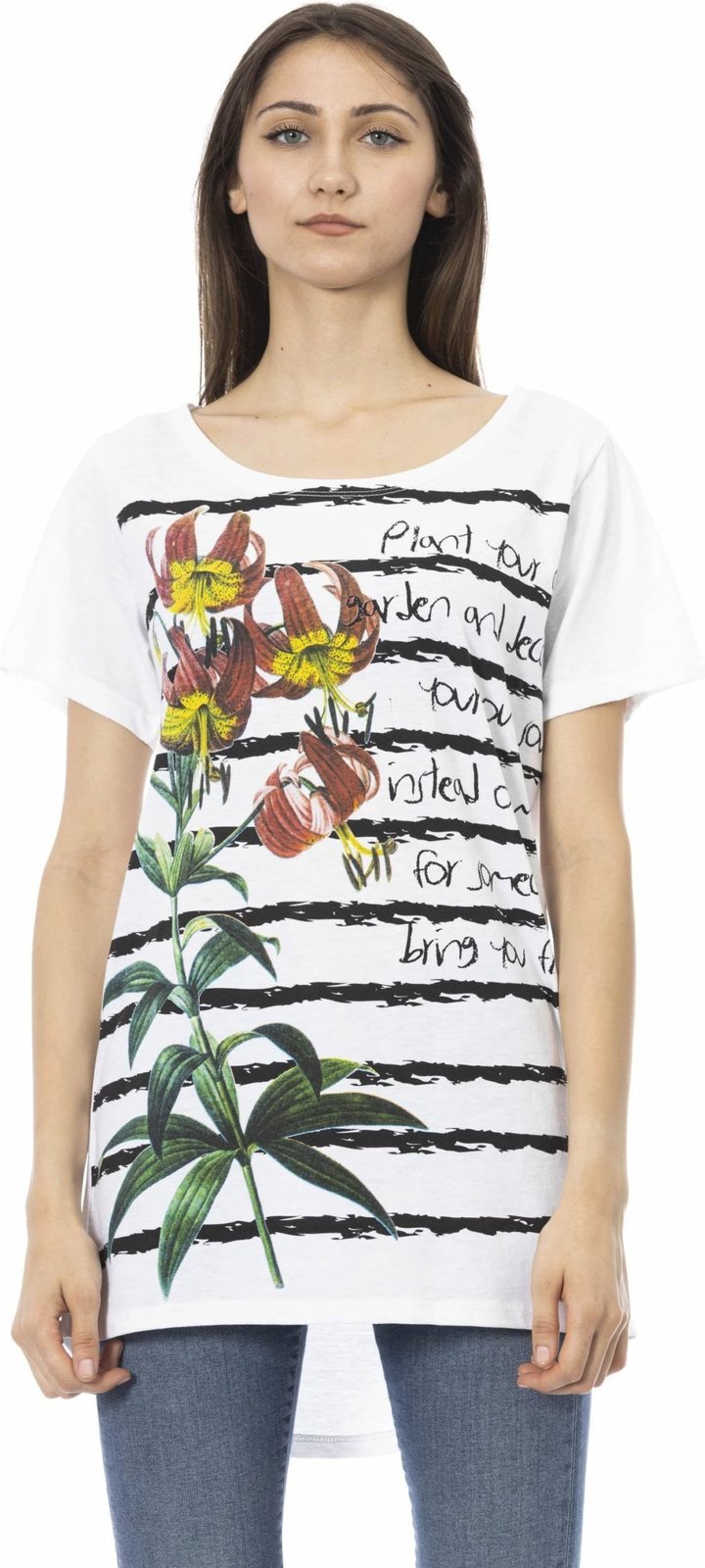 Maicë për femra Trussardi, e bardhë