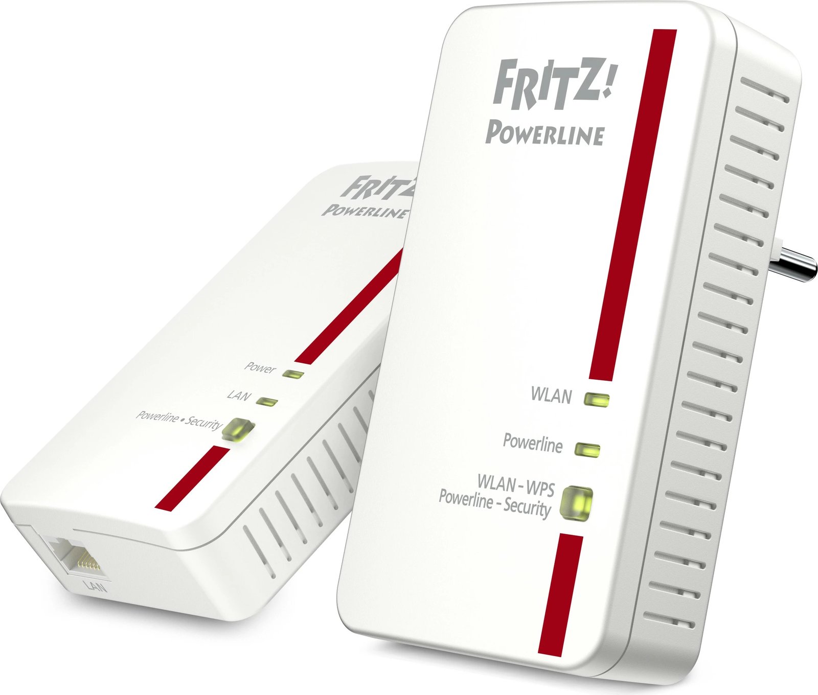 Powerline AVM FRITZ!Powerline 1240E WLAN Set, 1200 Mbit/s, Wi-Fi 4, i bardhë