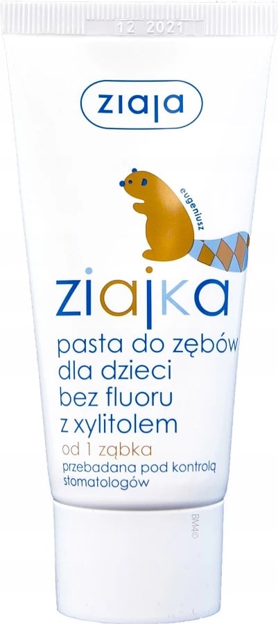 Pasta për dhëmbë për fëmijë Ziaja Ziajka pa fluor me ksilitol 50ml