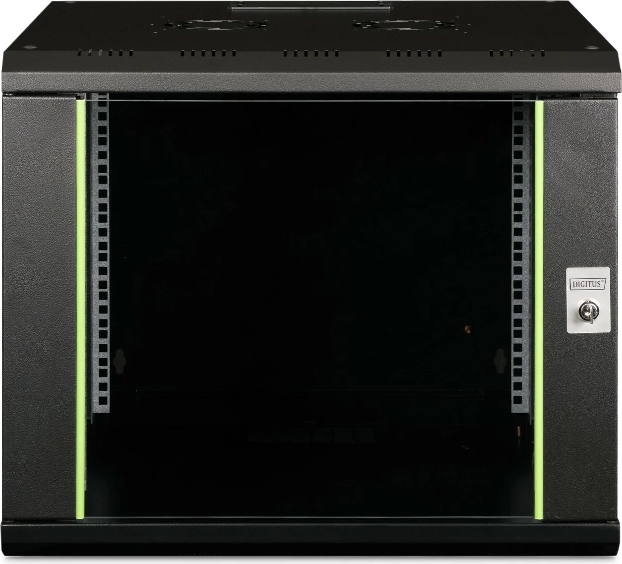 Kasë muri Digitus Unique 9HE, 509x600x600mm, e zezë