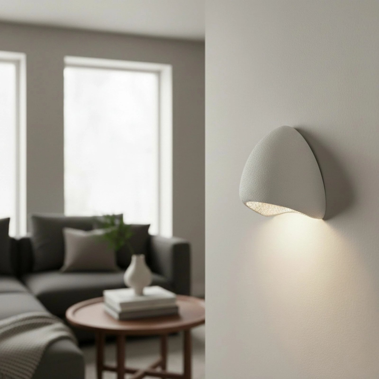 Llambë muri Opviq, LORE-M-LUNA, e bardhë