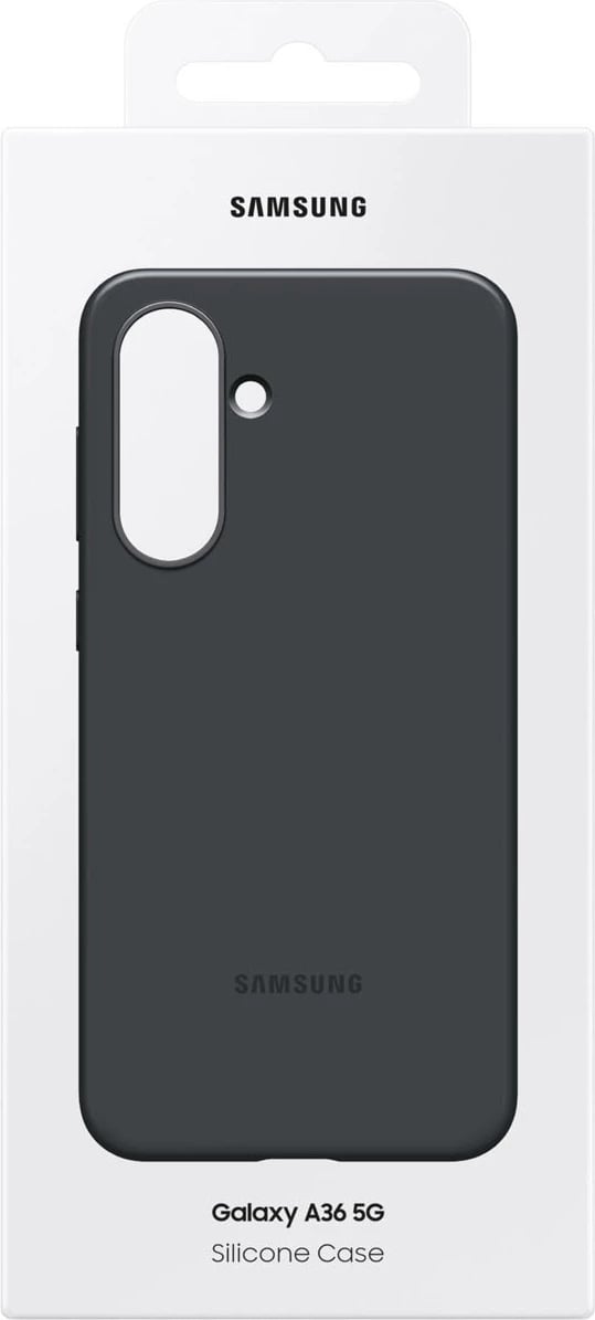 Mbështjellës silikon Samsung EF-PA366CBEGWW për Galaxy A36 5G, zi