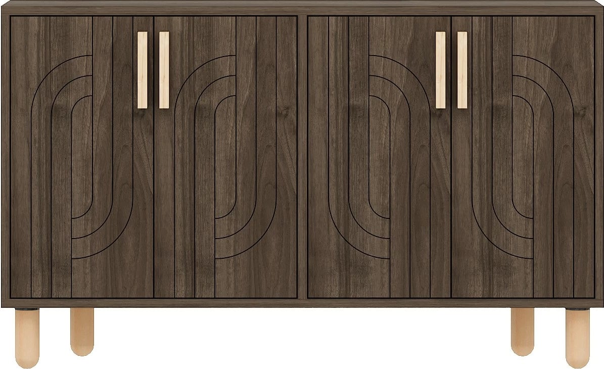 Konsol Skye Decor, ngjyrë arre, Rodney