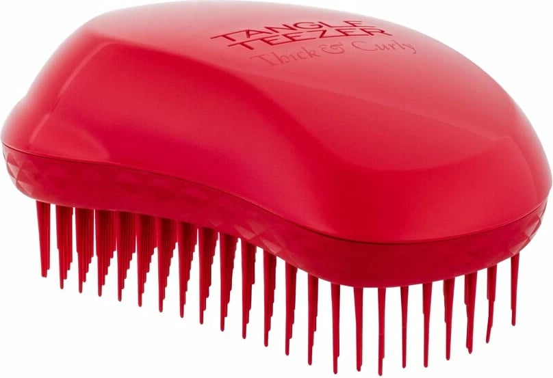 Furçë flokësh për femra Tangle Teezer Thick & Curly, e kuqe, 1 copë