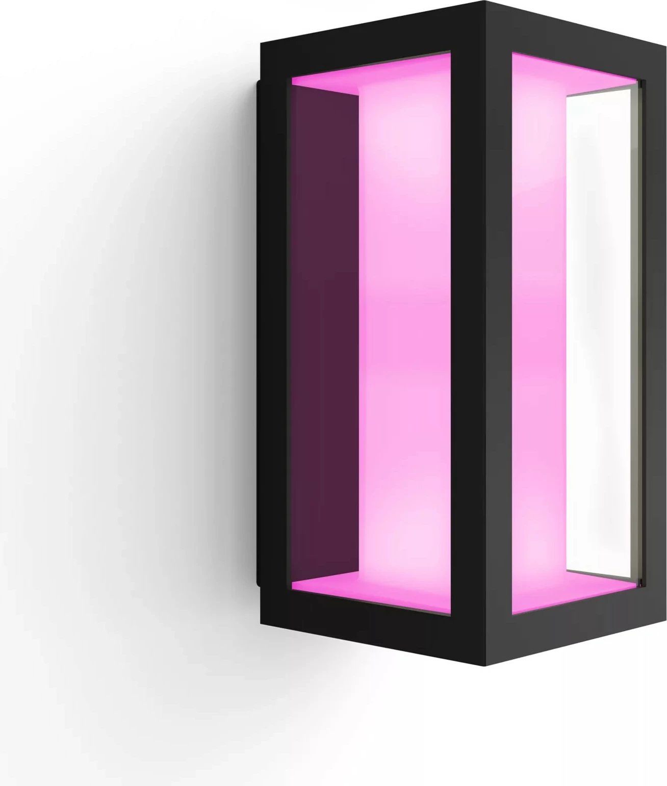 Llambë murale e jashtme smart Philips Hue Impress, LED, ngjyrë e zezë