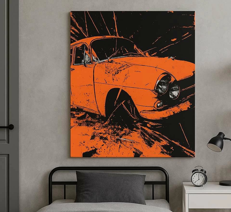 Pikturë dekorative në kanavacë, shumëngjyrëshe, Wallity, Hm_Cnvs26-29, 50x70cm