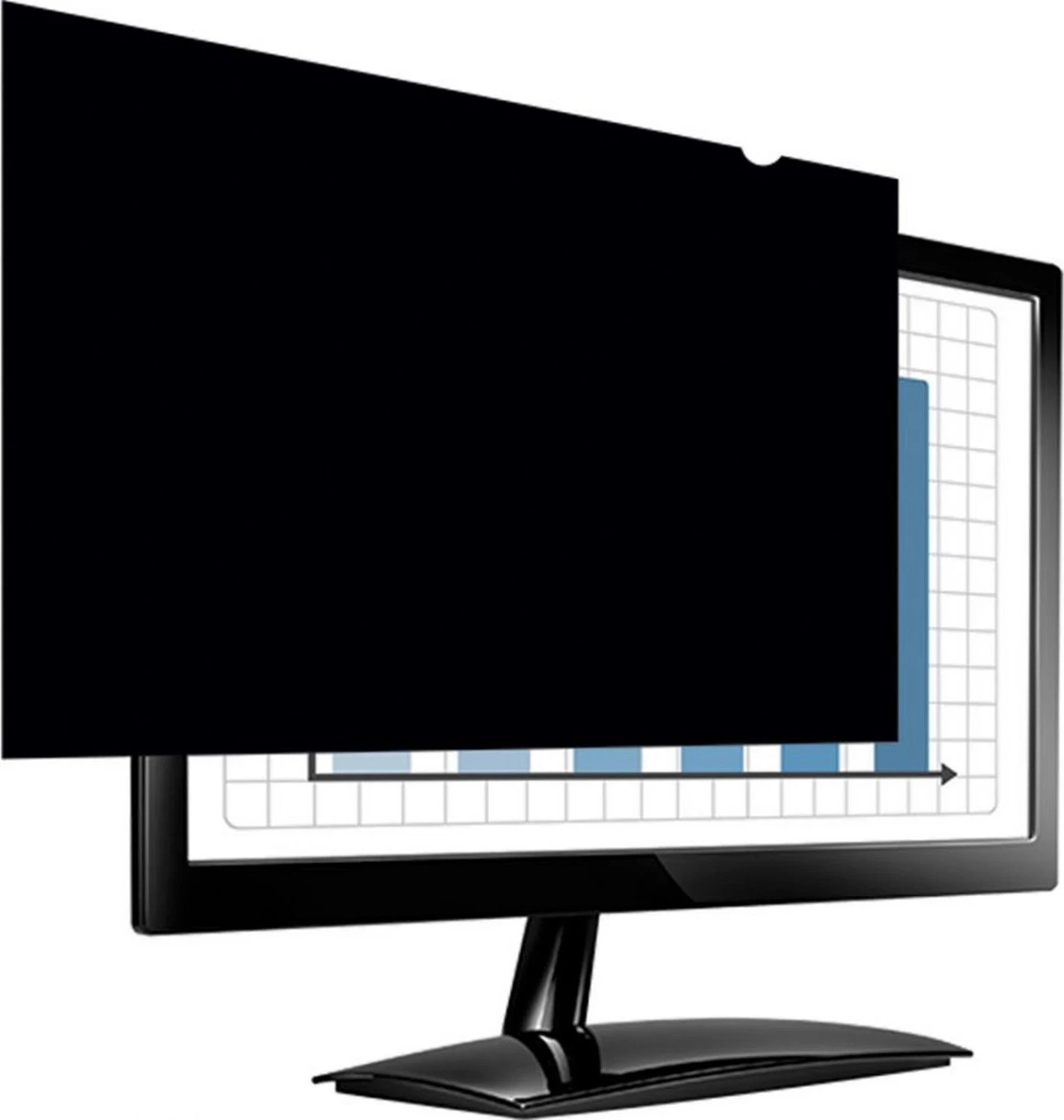 Filtër privatësie për monitor Fellowes, 23.8", e zezë 