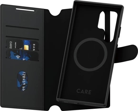 Mbështjellës PanzerGlass Tango 2in1 Wallet Case për Samsung Galaxy S24 Ultra, i zi